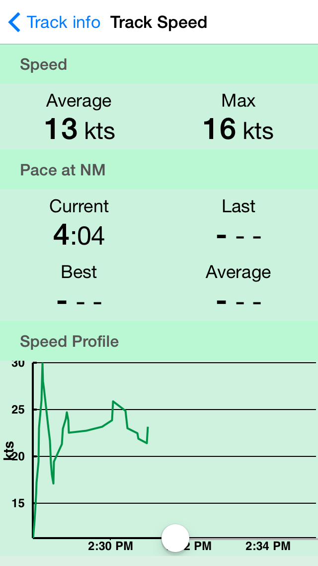 Track Speed Profile